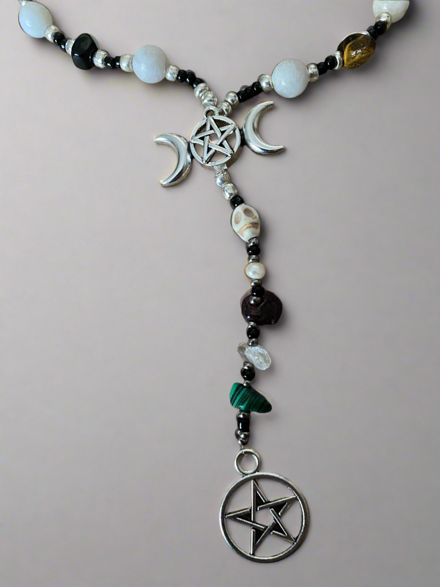 Lunar Cycle Witches Rosary – Sacred Sabbat Edition