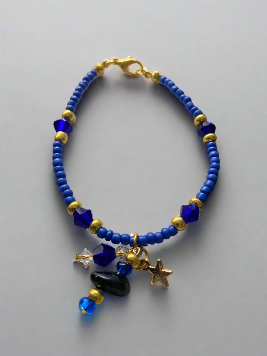 Blue Sandstone Bracelet