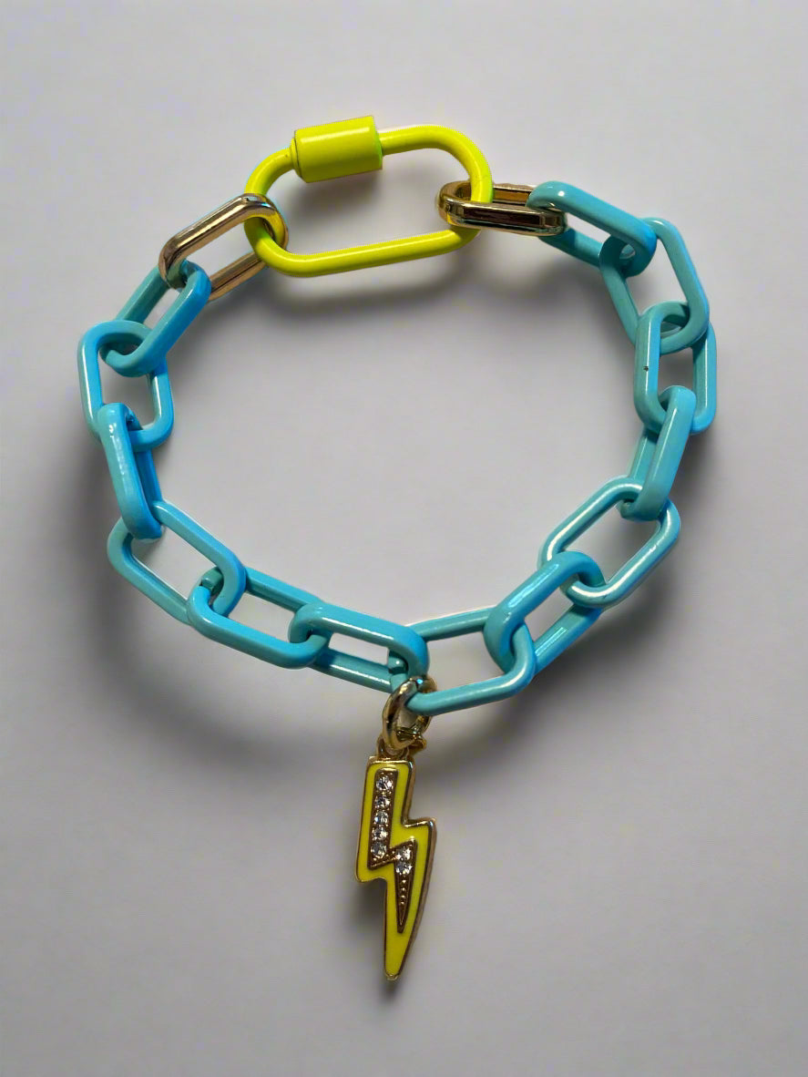 Electric Pop Link Bracelet