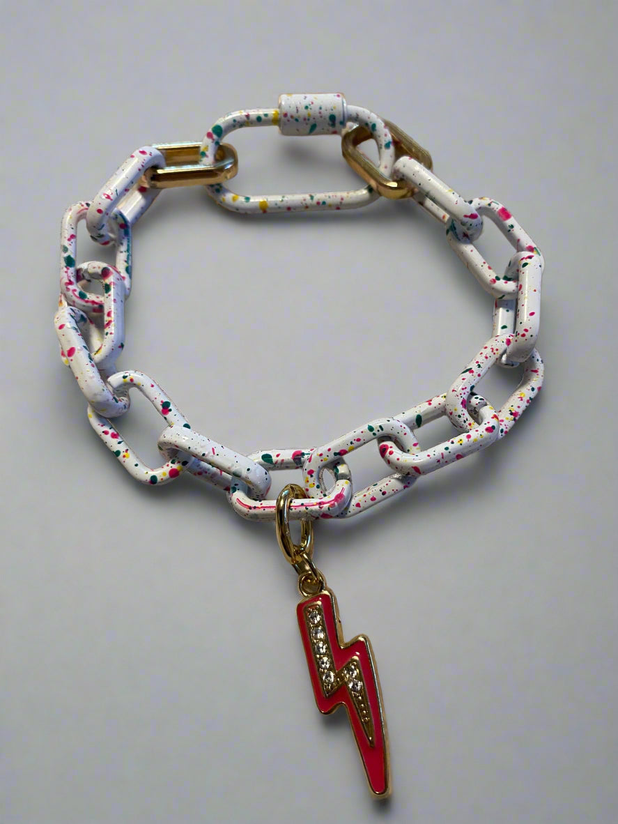 Electric Pop Link Bracelet