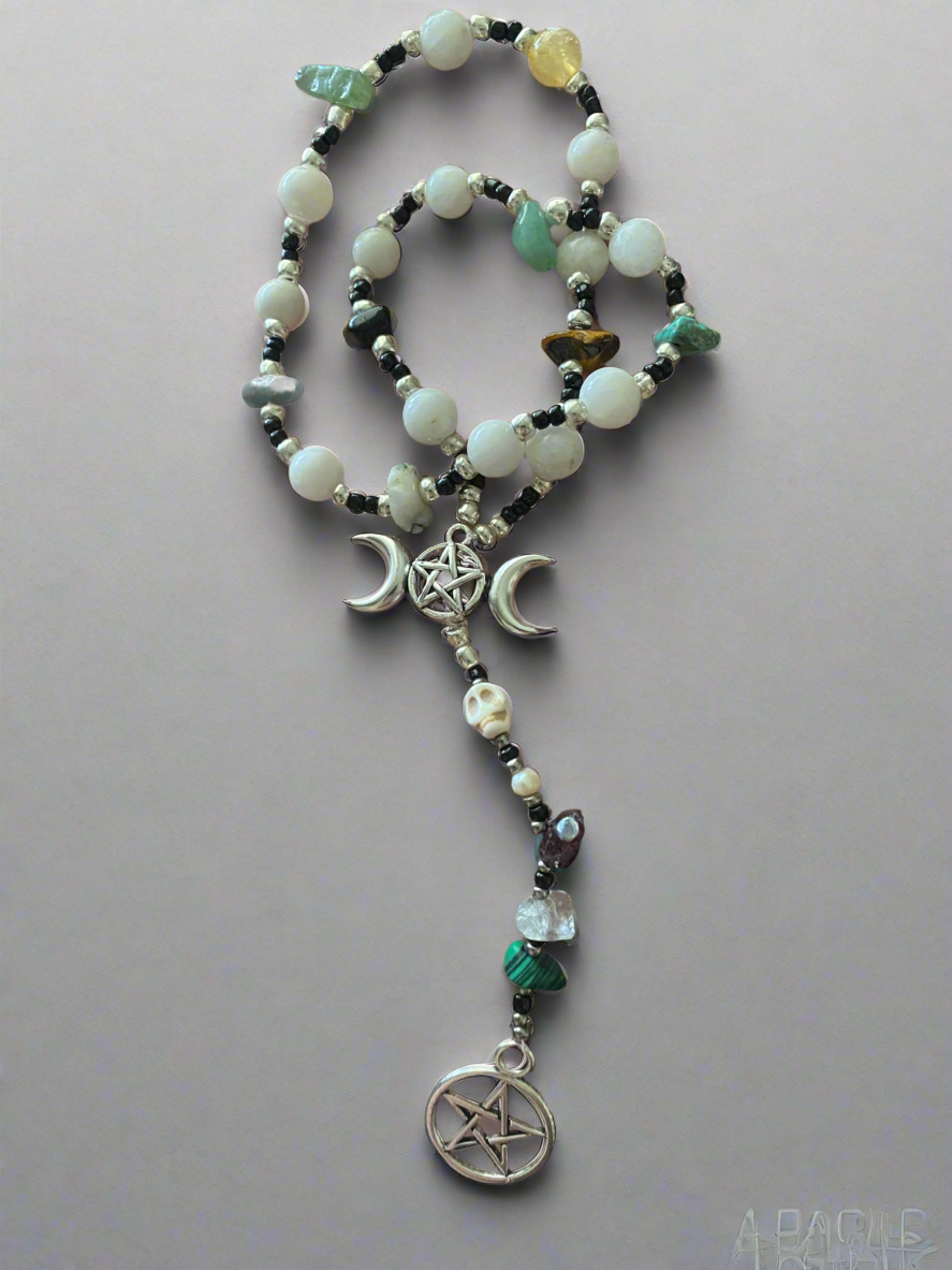 Lunar Cycle Witches Rosary – Sacred Sabbat Edition